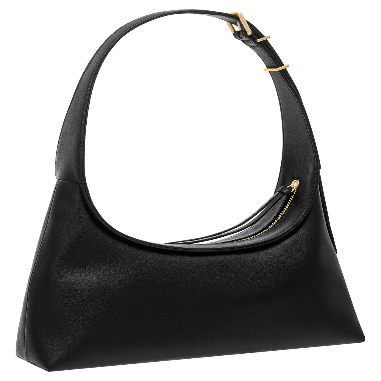 Oroton Cinder Baguette Leather Shoulder Bag - Black - ShopStyle