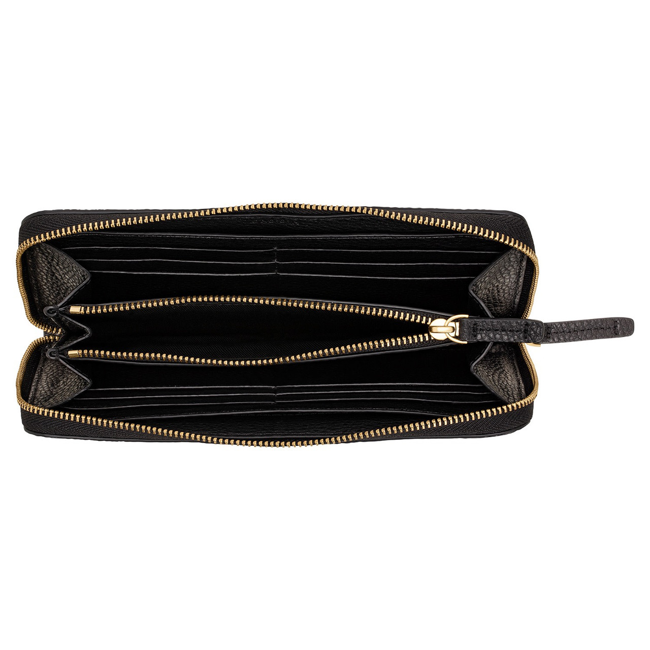 Anika Medium Zip Wallet - Black | Oroton
