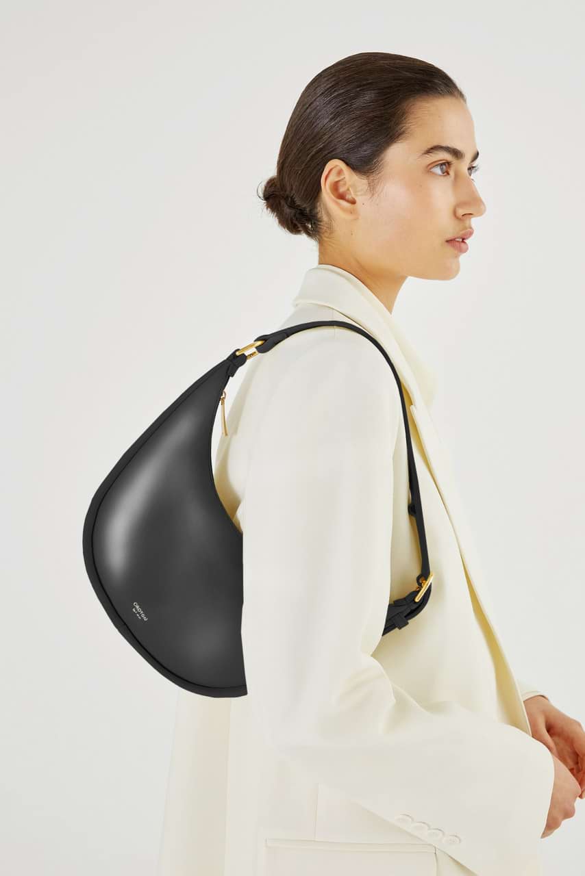 Penny Small Shoulder Bag - Black | Oroton