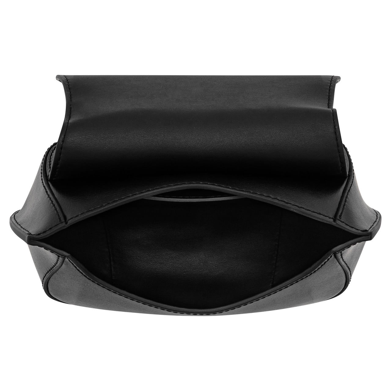 Della Saddle Shoulder Bag - Black | Oroton