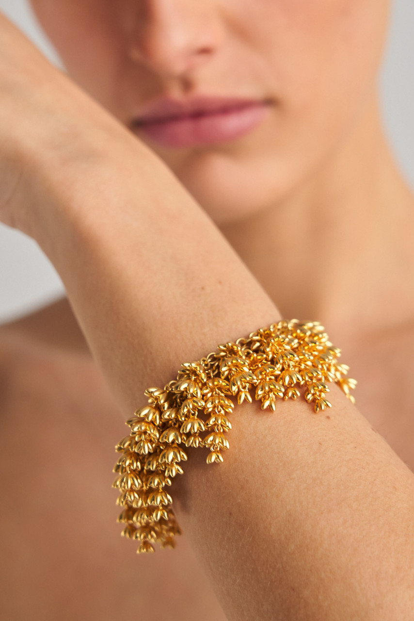 18ct Yellow Gold Diamond Link Bracelet | Auric Jewellery