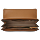 Internal product shot of the Oroton Elina Satchel in Tan and Pebble Leather for Women