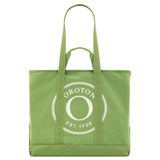Oroton Kane Large Shopper Tote in Watercress and Recycled Canvas for Women