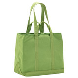Back product shot of the Oroton Kane Large Shopper Tote in Watercress and Recycled Canvas for Women