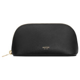 Oroton Harriet Small Beauty Case in Black and Saffiano Leather for Women