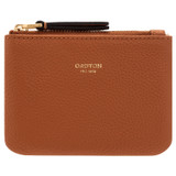Oroton Eve Coin Pouch & Mirror Set in Cognac and Pebble leather for Women