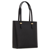 Oroton Anika Portrait Tote in Black and Pebble leather for Women