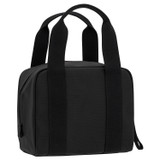 Oroton Kane Lunch Bag in Black and Recycled Canvas with Coating for Women