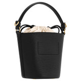 Oroton Audrey Bucket Bag in Black and Saffiano And Smooth Leather for Women