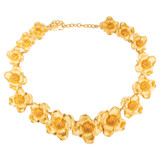 Oroton Aster Necklace in Worn Gold and Zinc Base With 18CT Gold Plating for Women