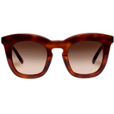 Front product shot of the Oroton Duo Sunglasses in Honey Tort and Acetate for Women