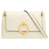 Front product shot of the Oroton Alexa Crossbody in Parchment and Nappa Leather for Women