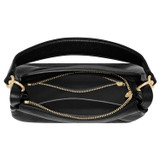 Internal product shot of the Oroton Byron Small Hobo in Black and Pebble Leather for Women
