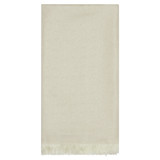 Front product shot of the Oroton Anna Jacquard Wrap in Cream and 72% modal, 28% silk for Women