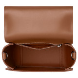 Internal product shot of the Oroton Cole Mini Day Bag in Cognac and Smooth Leather for Women