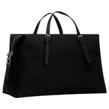 Oroton Elsie Nylon Weekender in Black and Nylon And Pebble Leather for Women