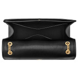 Internal product shot of the Oroton Bella Clutch in Black and Soft Saffiano for Women