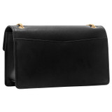 Back product shot of the Oroton Bella Clutch in Black and Soft Saffiano for Women