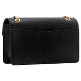 Back product shot of the Oroton Bella Small Clutch in Black and Soft Saffiano for Women
