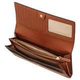 Oroton Anika Continental Wallet in Cognac and Pebble leather for Women