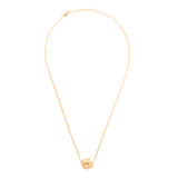 Oroton Arabella Necklace in Worn Gold and Brass Base With 18CT Gold Plating for Women