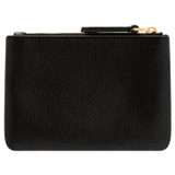 Oroton Eve Small Pouch in Black and Pebble leather for Women