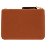 Back product shot of the Oroton Eve Small Pouch in Cognac and Pebble leather for Women