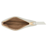 Internal product shot of the Oroton Eve Small Pouch in Cream and Pebble leather for Women