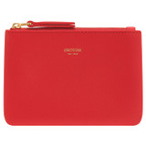 Oroton Eve Small Pouch in Apple and Pebble leather for Women