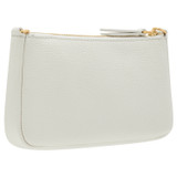 Back product shot of the Oroton Eve Small Baguette in Cream and Pebble leather for Women