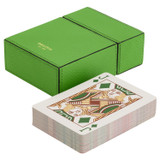 Front product shot of the Oroton Card Set in Garden and Pebble Cow Leather for Women