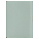 Back product shot of the Oroton Inez Passport Cover in Duck Egg and Split Saffiano Leather for Women