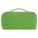 Front product shot of the Oroton Jemima Medium Beauty Case in Garden and Pebble Cow Leather for Women