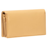 Back product shot of the Oroton Heath Wallet Crossbody in Mango and Smooth Leather for Women