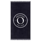 Oroton Kane Towel in Navy and 100% Woven Cotton for Women