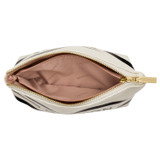 Internal product shot of the Oroton Lara Small Toiletry Bag in Natural and Recycled Canvas for Women