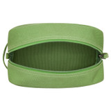 Oroton Kane Toiletry Case in Watercress and Recycled Canvas for Women