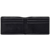 Oroton Katoomba 4 Credit Card Mini Wallet in Black and Vegetable Tanned Leather for Men