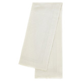 Front product shot of the Oroton Hannah Wrap Scarf in Cream and 40% Acrylic, 33% Viscose, 20% Nylon And 7% Wool for Women