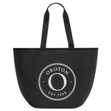 Oroton Kaia Shopper Tote in Black and Coated Canvas for Women