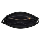 Internal product shot of the Oroton Lilia Crossbody in Black and Smooth Leather for Women