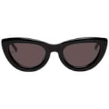 Front product shot of the Oroton Lennox Sunglasses in Black and Acetate for Women