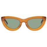 Front product shot of the Oroton Lennox Sunglasses in Umber and Acetate for Women