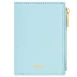 Oroton Jemima Mini 10 Credit Card Zip Wallet in Horizon and Pebble Cow Leather for Women