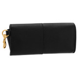 Back product shot of the Oroton Imogen Sunglasses Case in Black and Smooth leather for Women