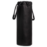 Back product shot of the Oroton Lilia Water Bottle Holder in Black and Smooth Leather for Women