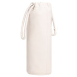 Back product shot of the Oroton Lilia Water Bottle Holder in Pure White and Smooth Leather for Women
