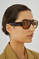 Oroton Gentry Sunglasses in Signature Tort and Acetate for Women