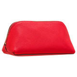 Oroton Lilly Small Beauty Case in Crimson and Pebble leather for Women