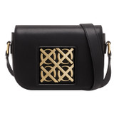 Oroton Lane Crossbody in Black and Smooth Recycled Leather for Women
